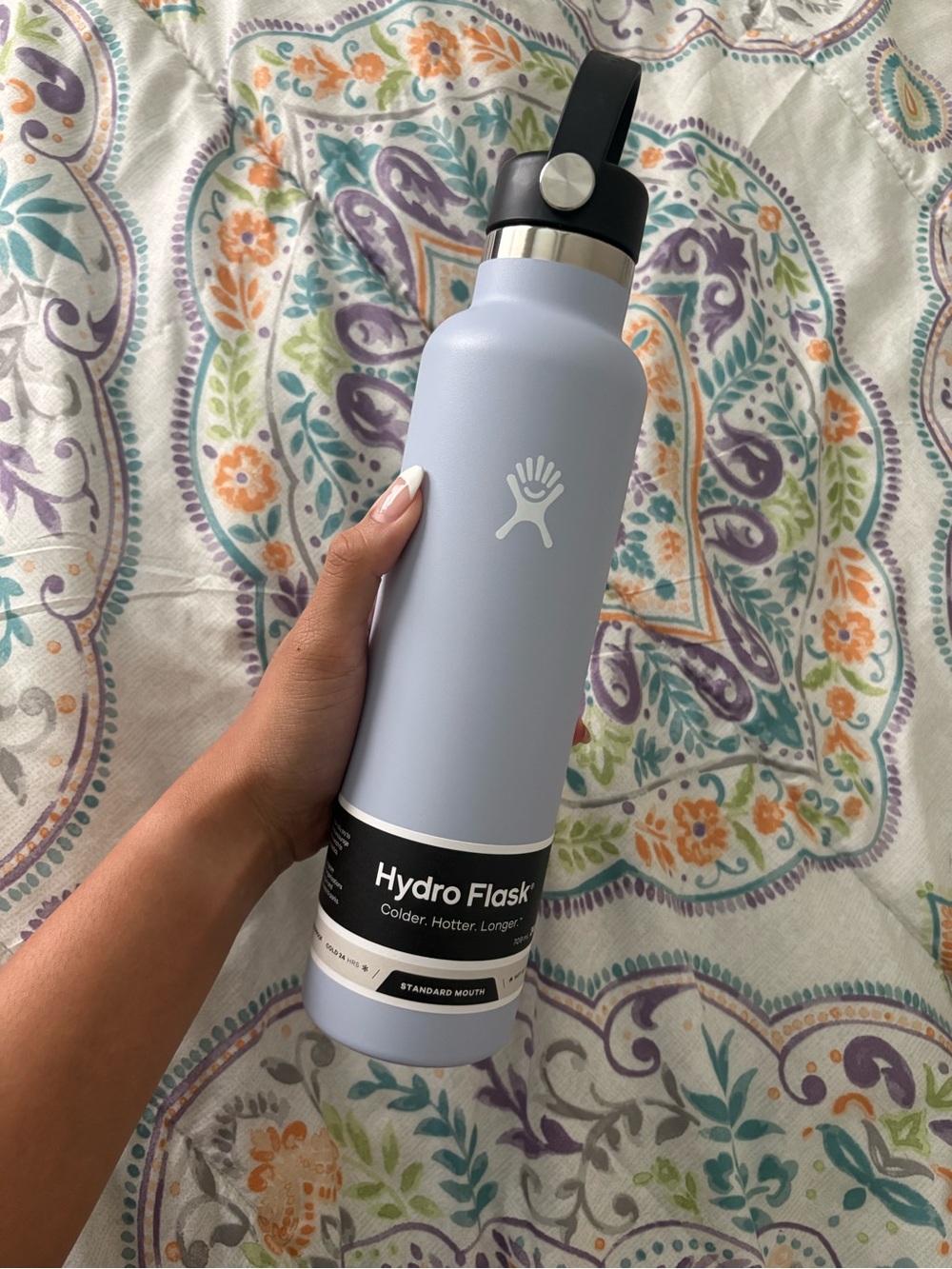 Hydro Flask Light Blue Insulated Bottle 24oz
